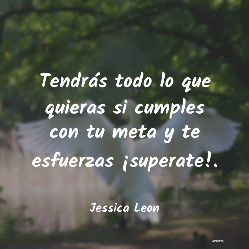 Frases de Jessica Leon