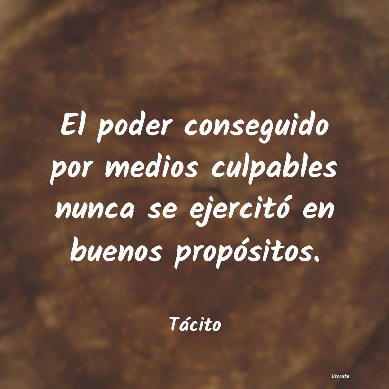 Frases de Tácito