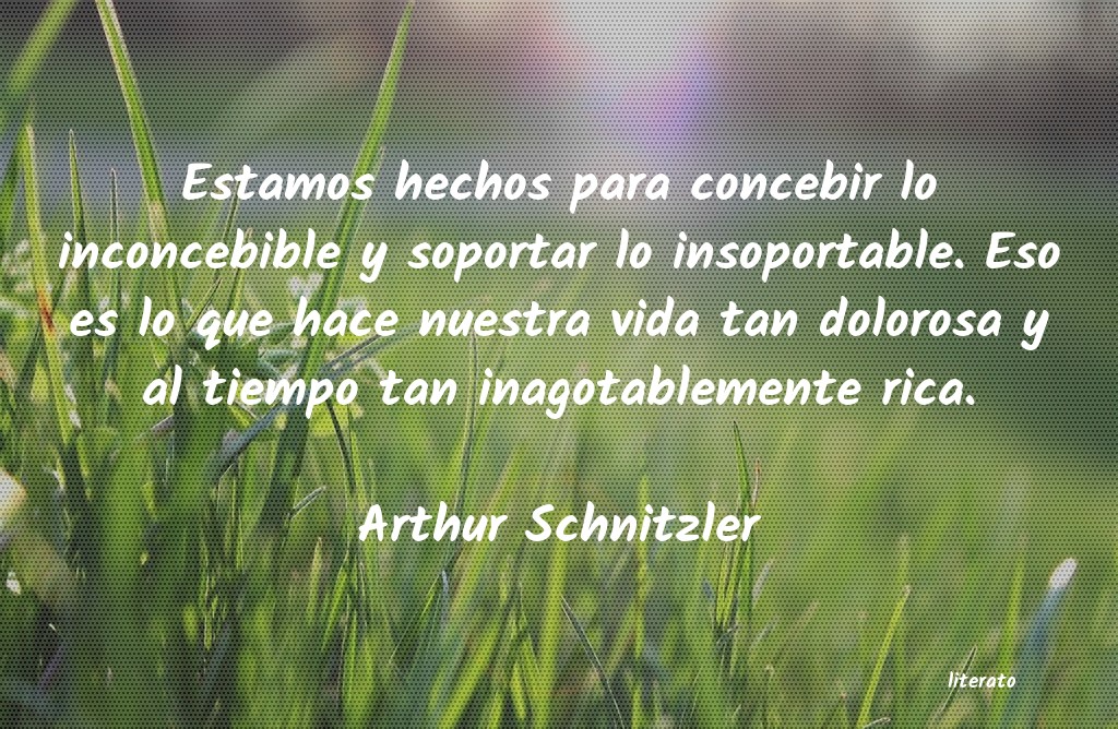 frases de Arthur Schnitzler