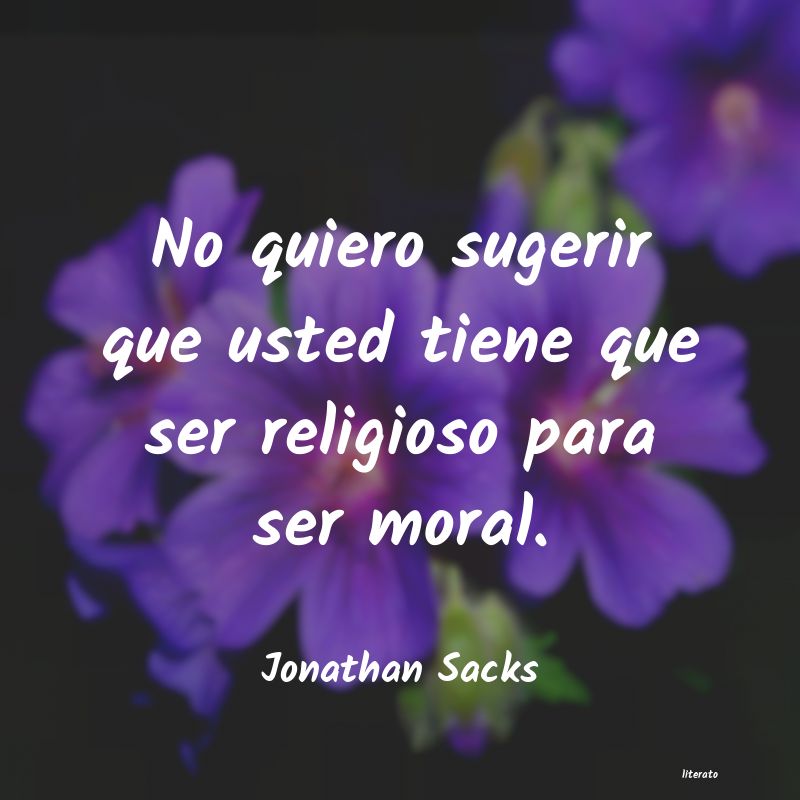 Frases de Jonathan Sacks