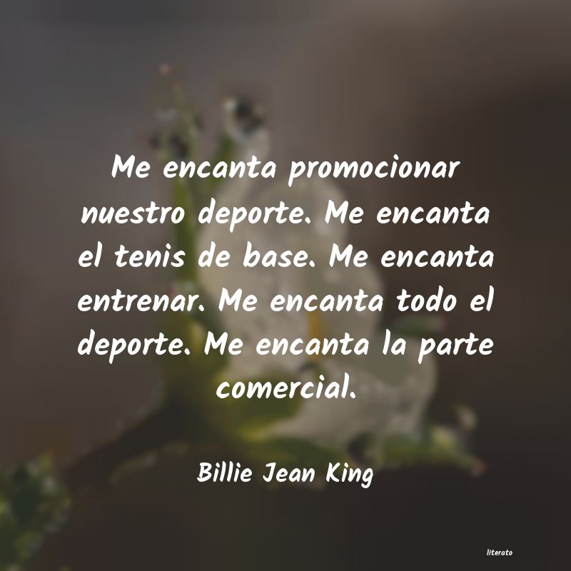 frases de Billie Jean King