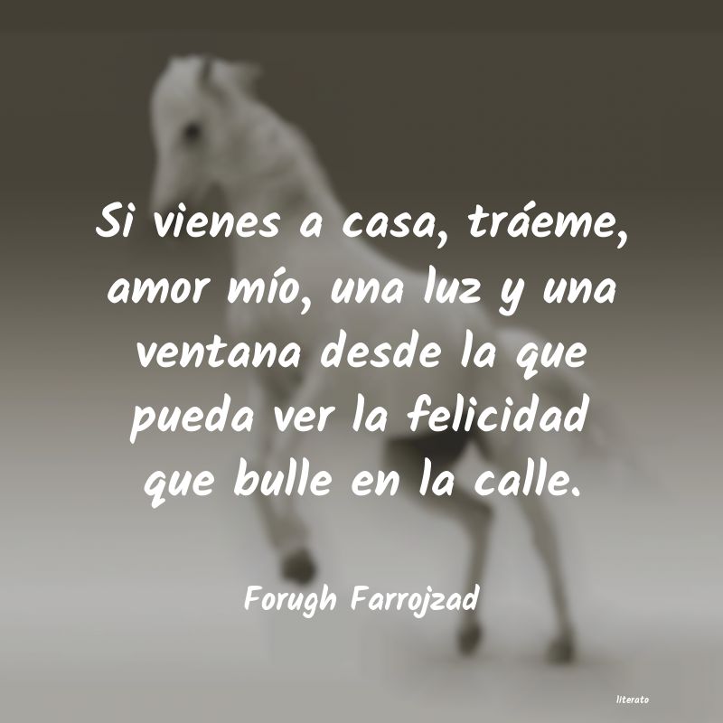 Frases de Forugh Farrojzad