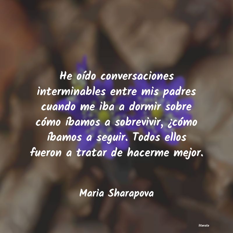 Frases de Maria Sharapova