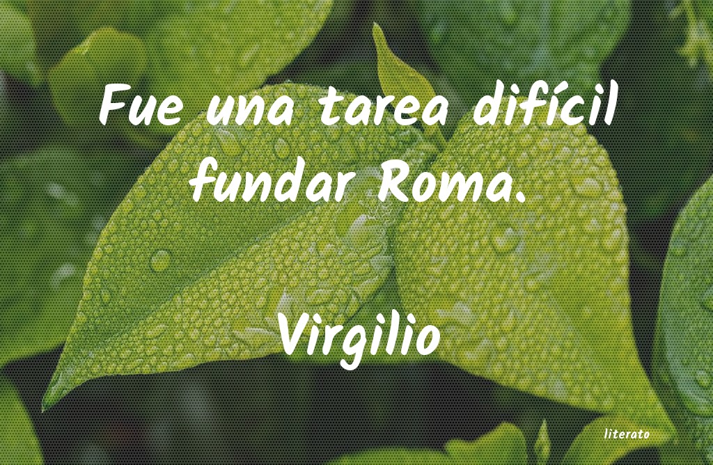 frases de Virgilio