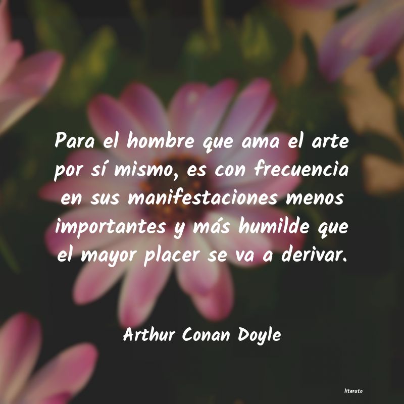 frases de Arthur Conan Doyle
