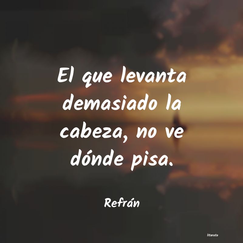 Frases de Refrán