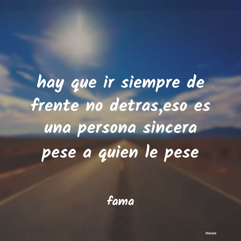frases de fama