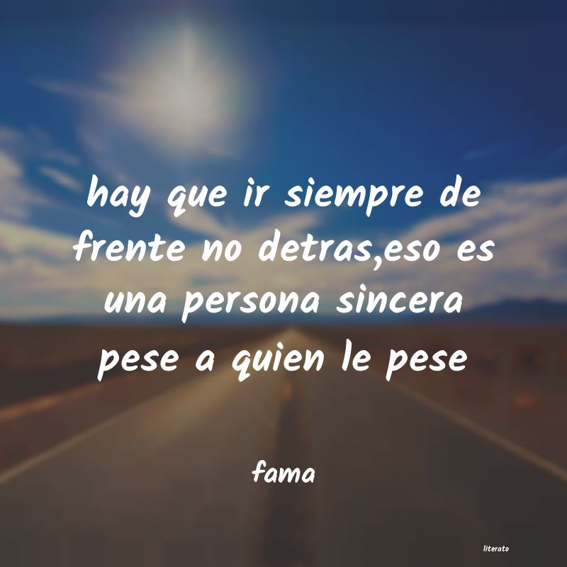 Frases de fama