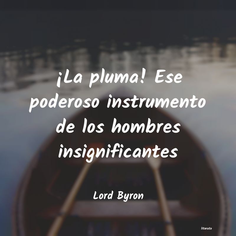 frases de Lord Byron