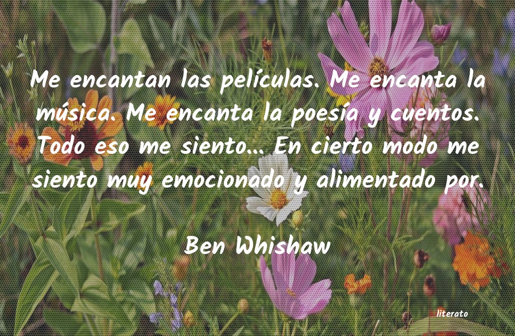Frases de Ben Whishaw