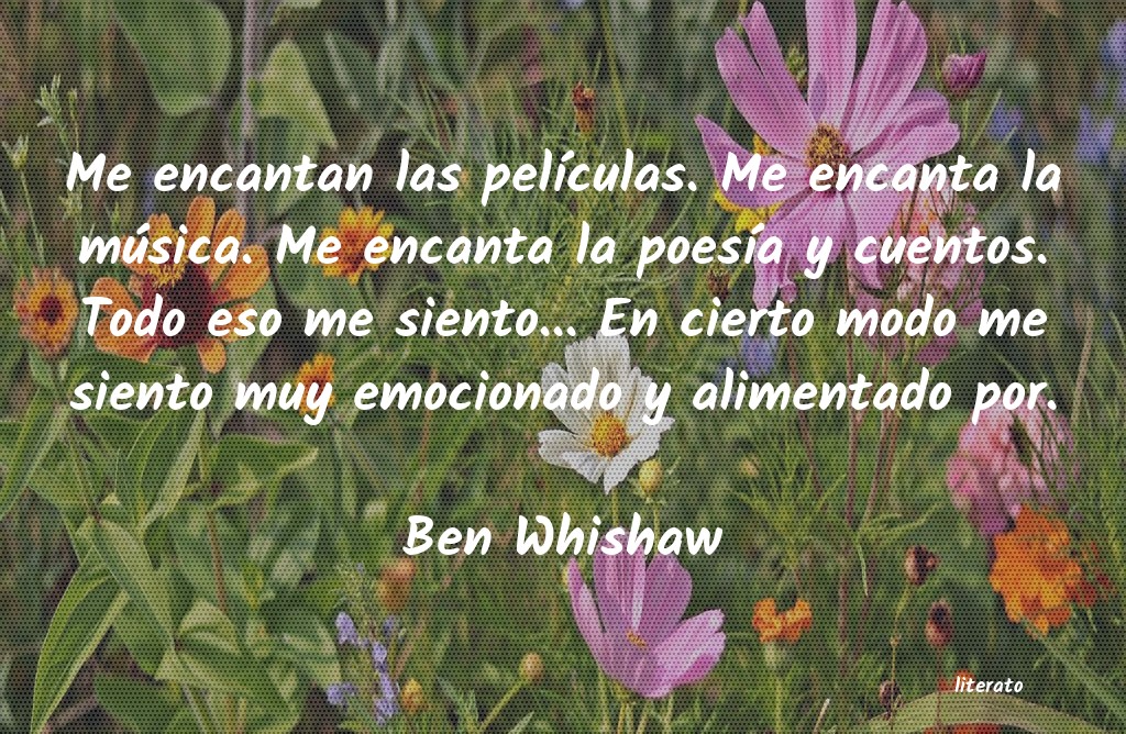 frases de Ben Whishaw