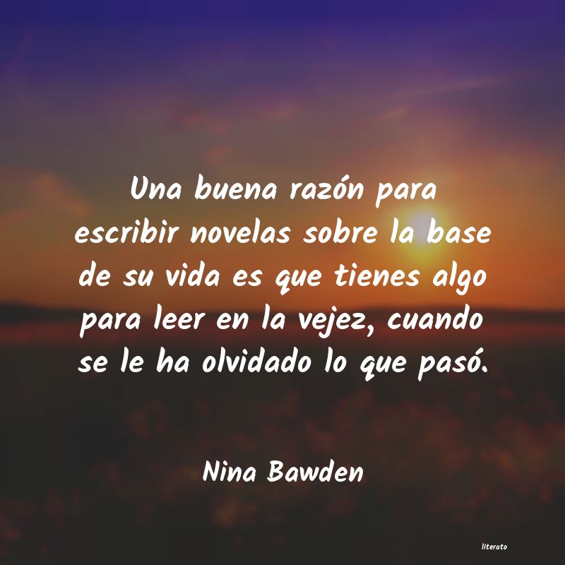 Frases de Nina Bawden