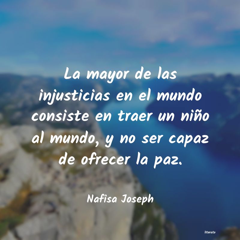 Frases de Nafisa Joseph