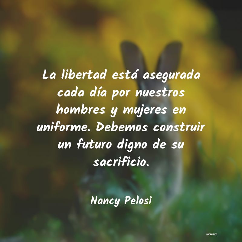 frases de Nancy Pelosi