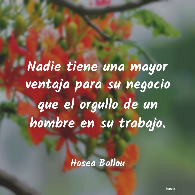 frases de Hosea Ballou