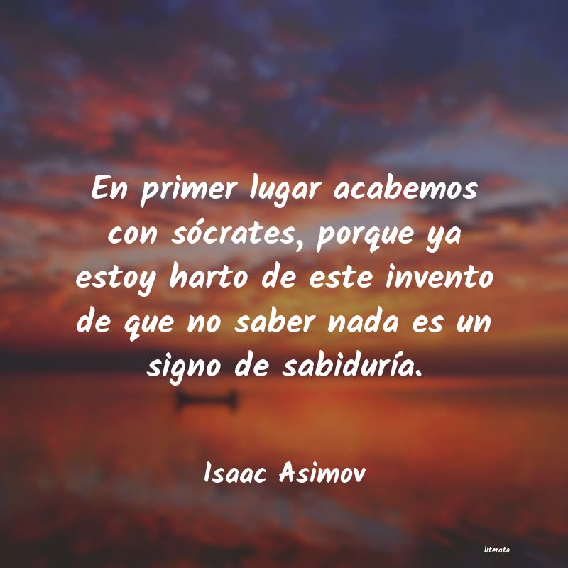 Frases de Isaac Asimov