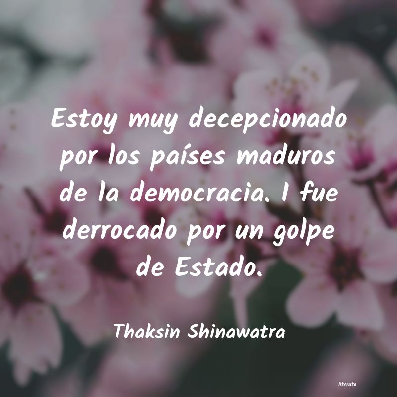 Frases de Thaksin Shinawatra