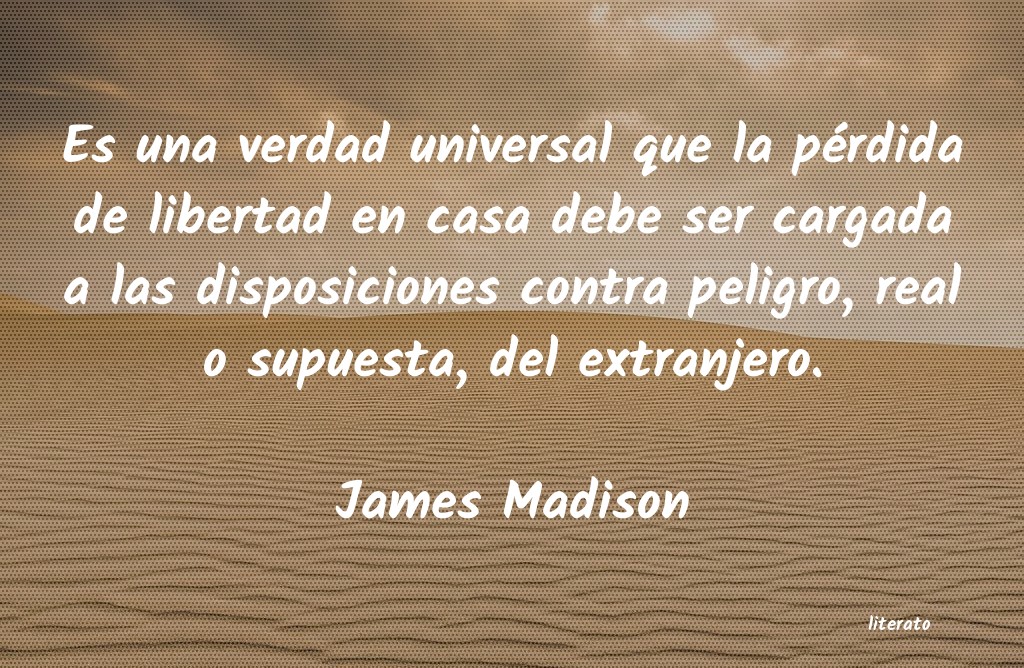 Frases de James Madison