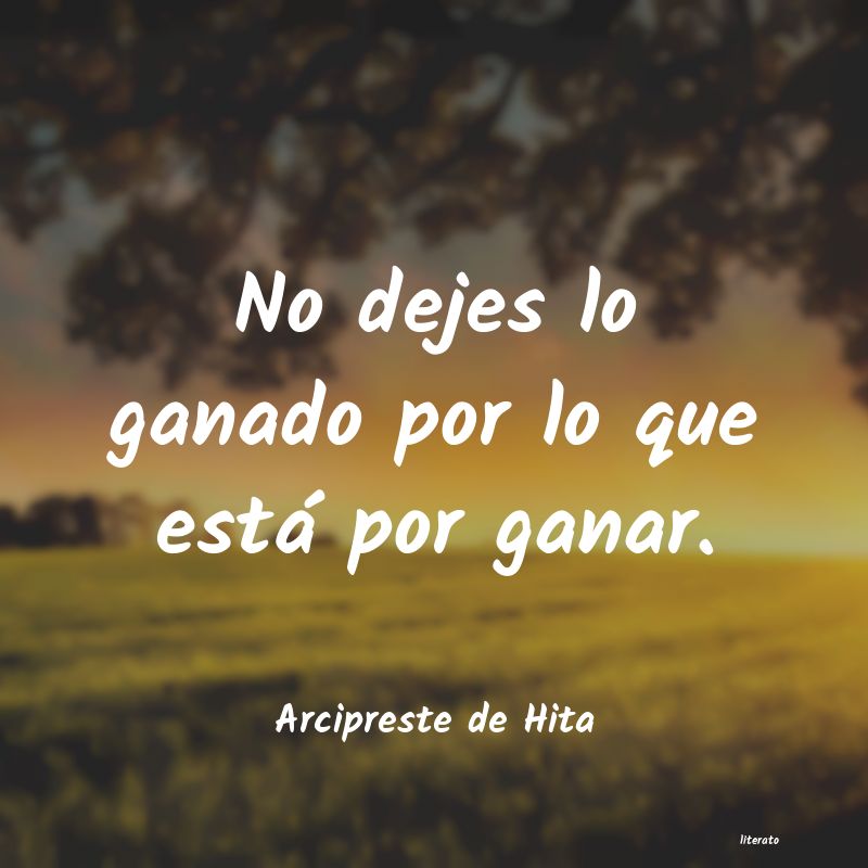 Frases de Arcipreste de Hita