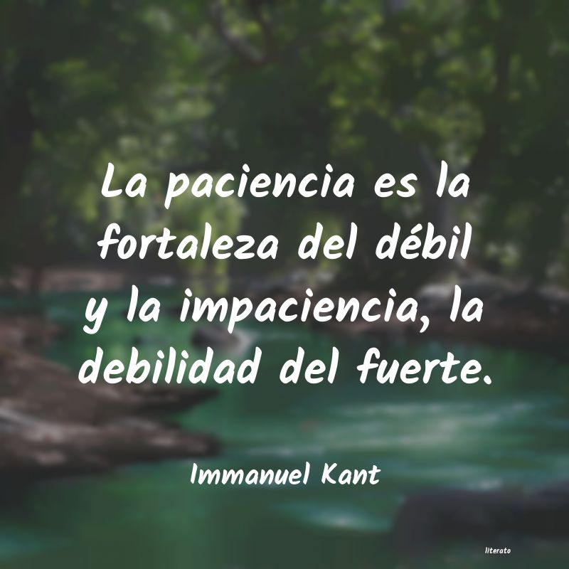 Frases de Immanuel Kant