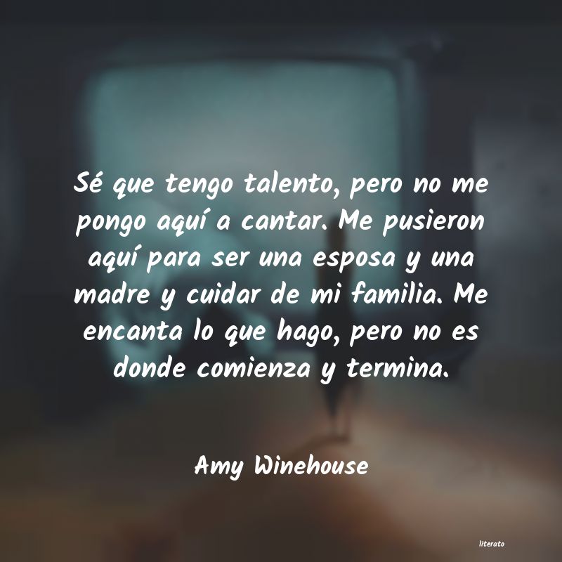 Frases de Amy Winehouse