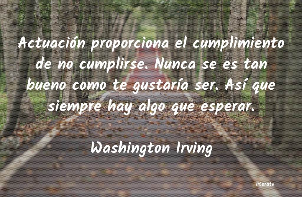 Frases de Washington Irving