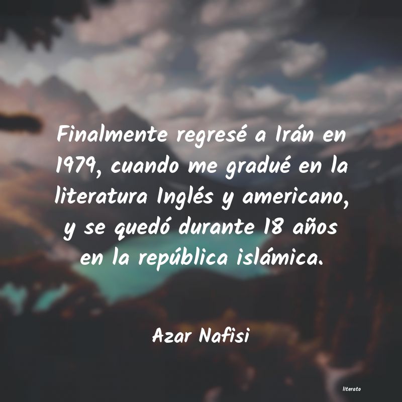 frases de Azar Nafisi