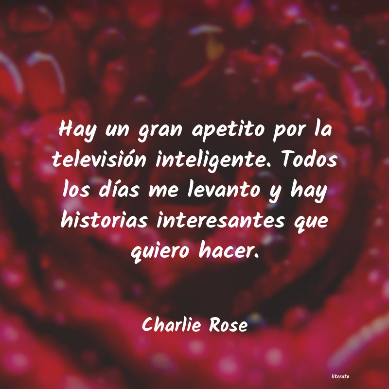 frases de Charlie Rose