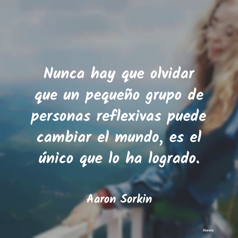 Frases de Aaron Sorkin