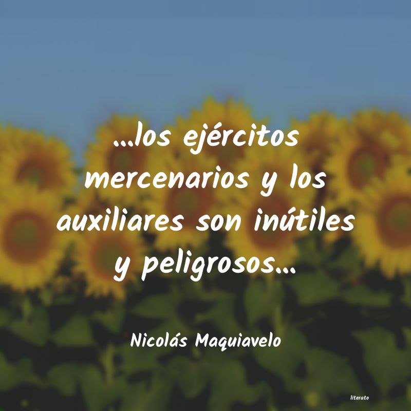 frases de Nicolás Maquiavelo