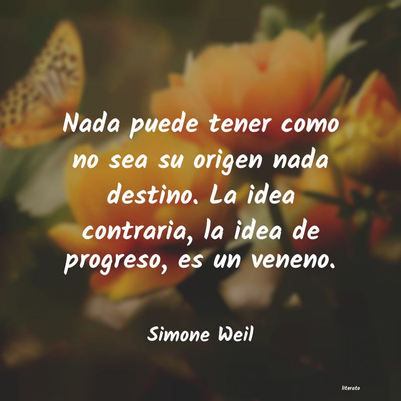 frases de Simone Weil