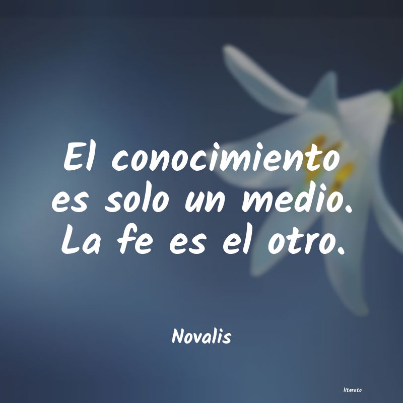 Frases de Novalis