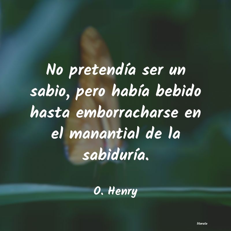 Frases de O. Henry