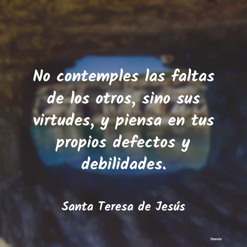 Frases de Santa Teresa de Jesús