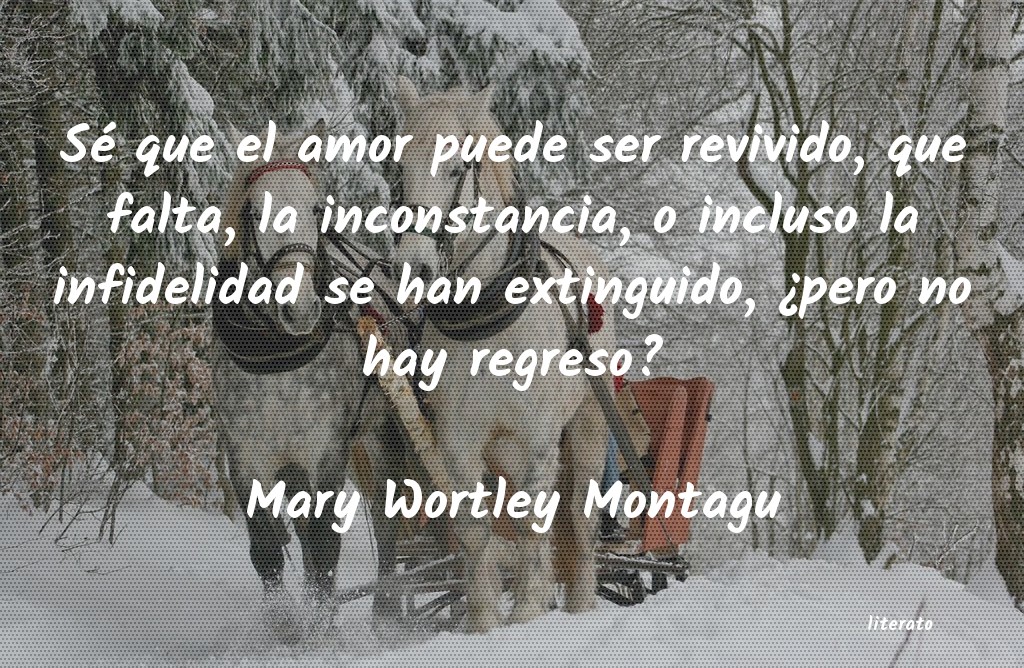 Frases de Mary Wortley Montagu