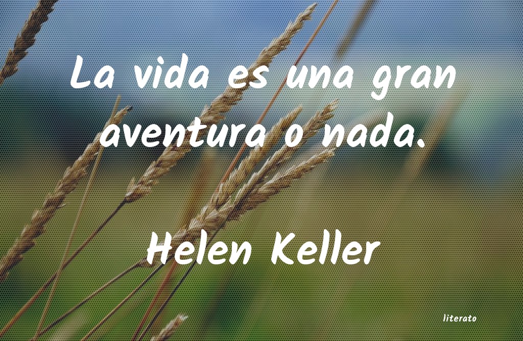 frases de Helen Keller