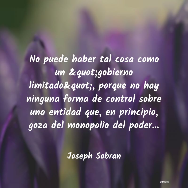 frases de Joseph Sobran
