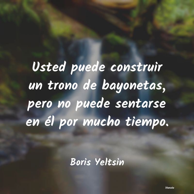 frases de Boris Yeltsin