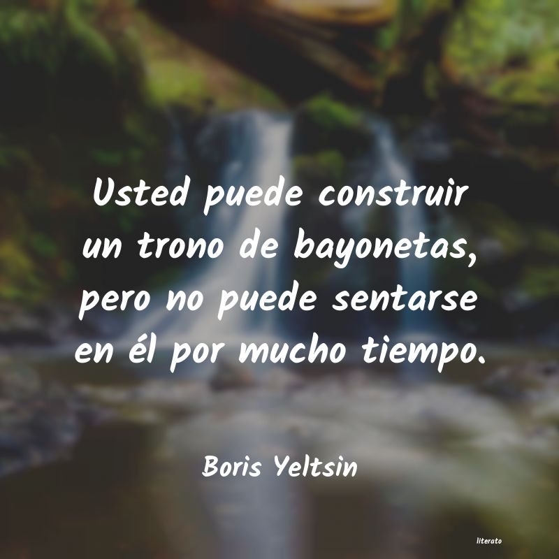 Frases de Boris Yeltsin