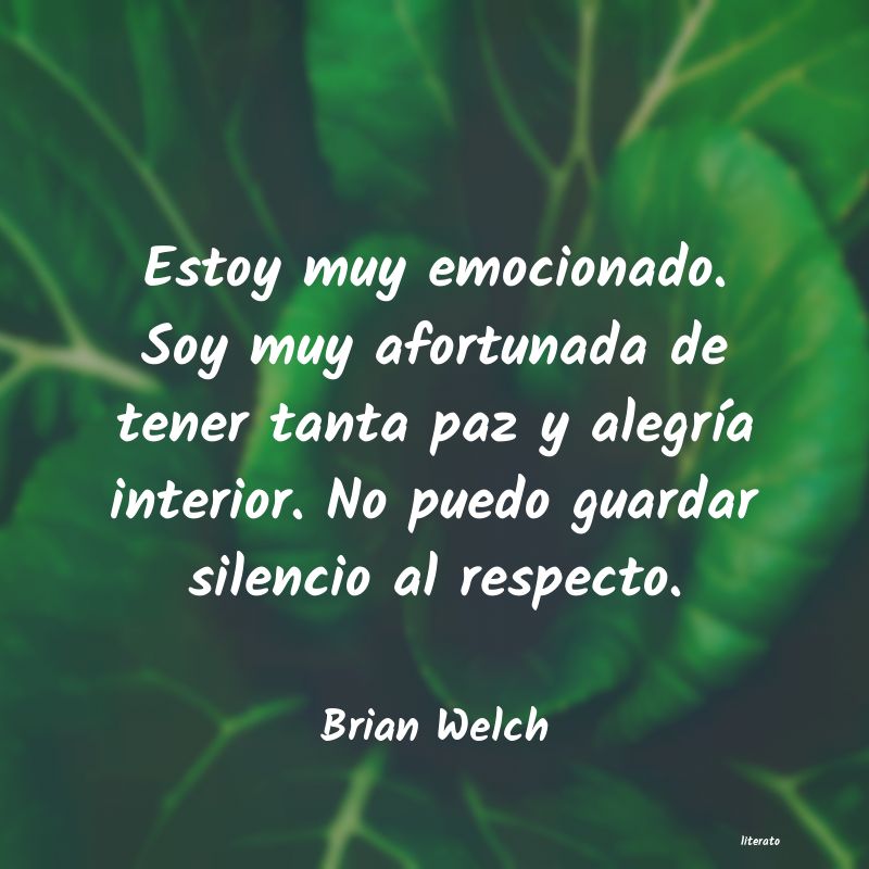 Frases de Brian Welch