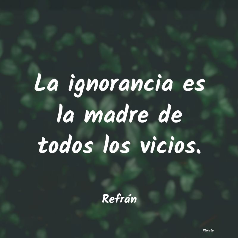 Frases de Refrán