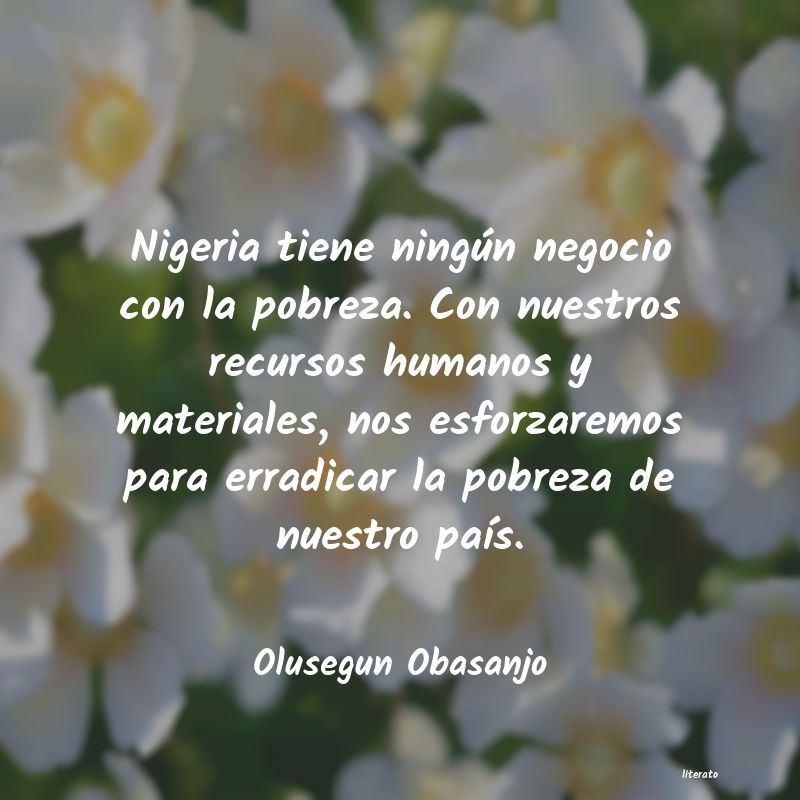 frases de Olusegun Obasanjo