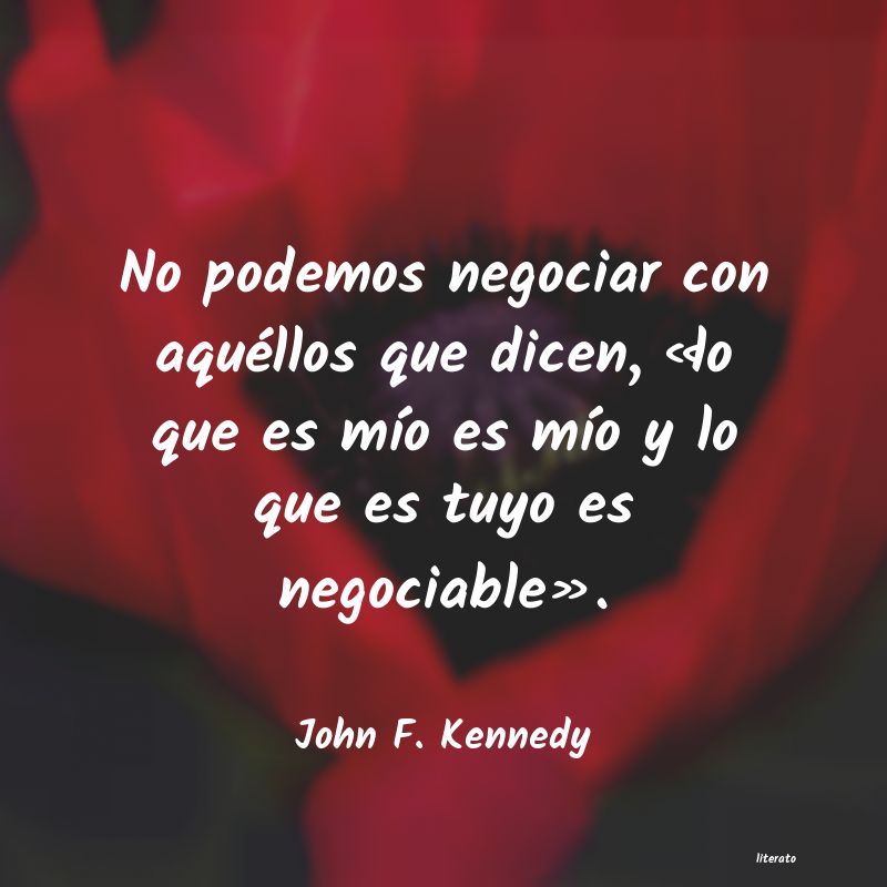 Frases de John F. Kennedy