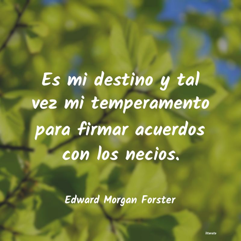 Frases de Edward Morgan Forster