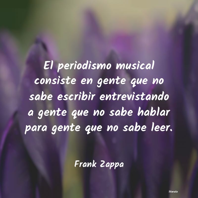 Frases de Frank Zappa