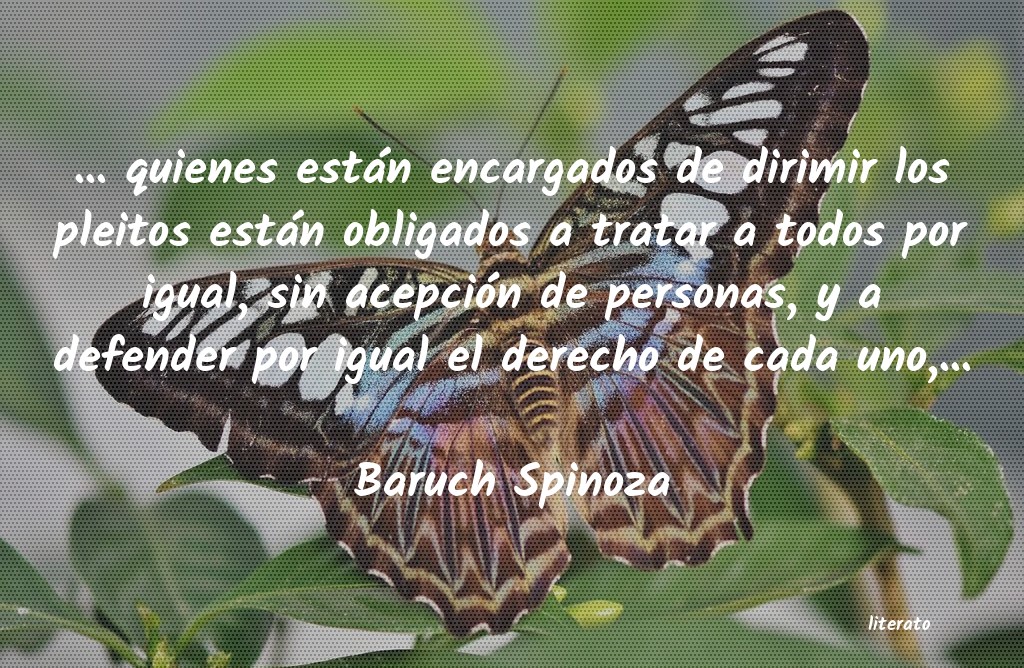 Frases de Baruch Spinoza