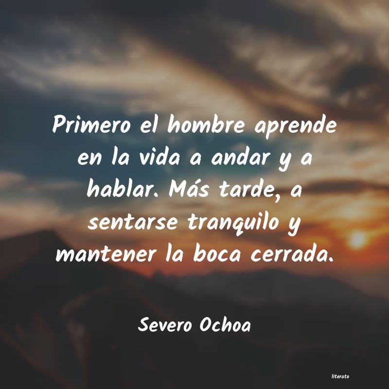 Frases de Severo Ochoa