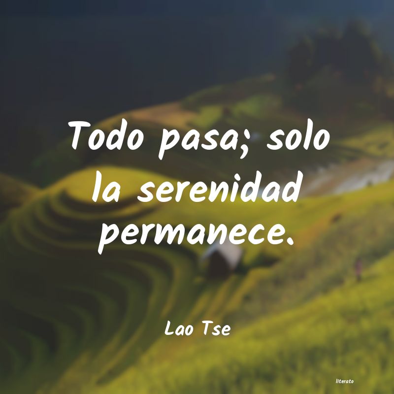 todo pasa y todo queda