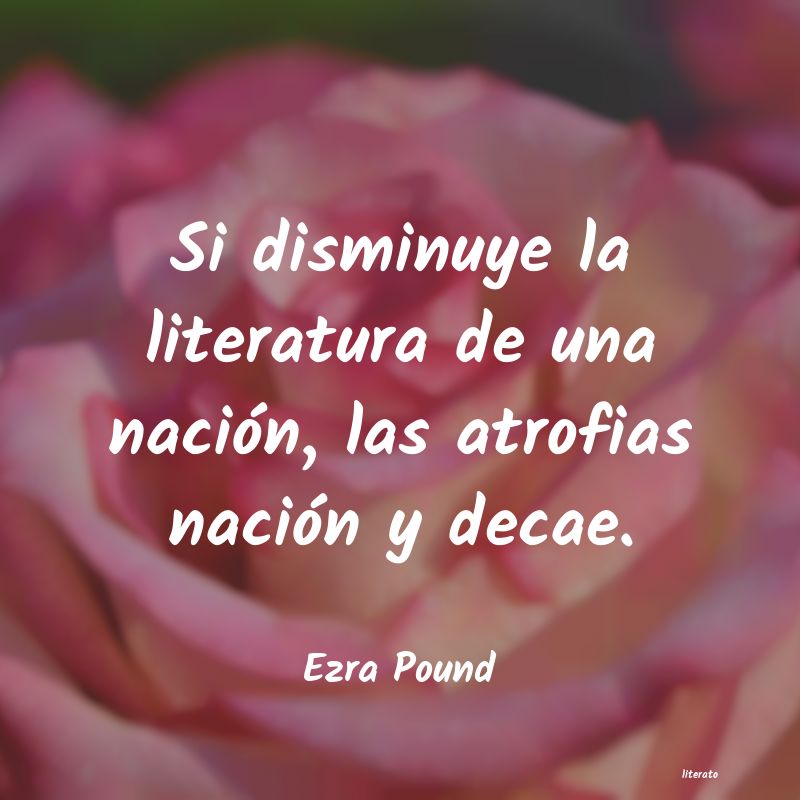 Frases de Ezra Pound