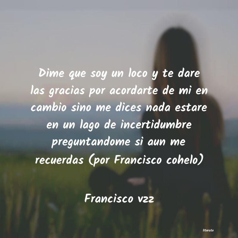 Frases de Francisco vzz